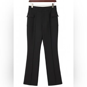 HALARA NWT SculptKnit High Waisted Side Flap Pocket Flare Cargo Pants 3X Black